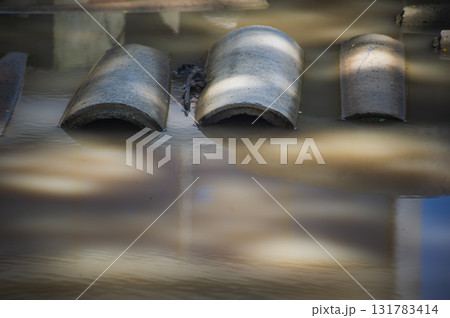 pipes of water in the water pipes of water in the water 131783414