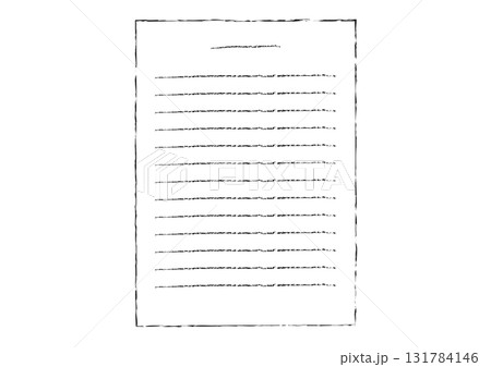 古いメモのラフなスケッチ 131784146