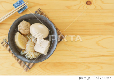 おでん｜大根・しらたき・たまご・豆腐・鶏団子(鶏つくね) 131784267