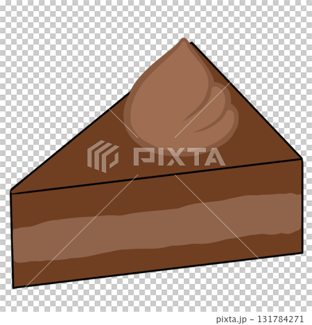 Chocolate cake sweets simple Chocolate cake sweets simple 131784271