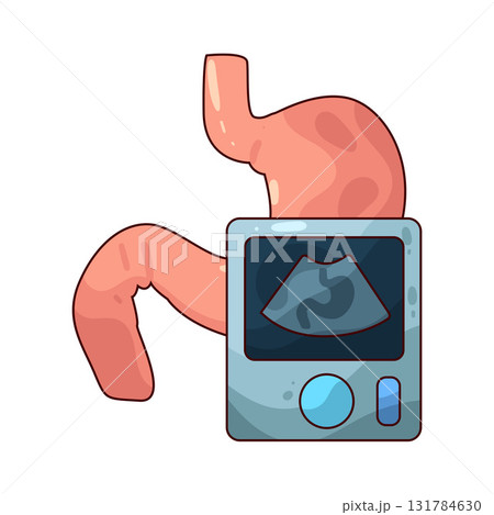 illustration of Stomach Scan 131784630