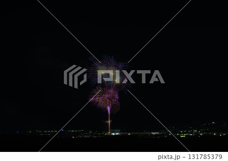 袋井市のふくろい遠州の花火の風景(静岡県) 131785379