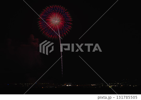 袋井市のふくろい遠州の花火の風景(静岡県) 131785505