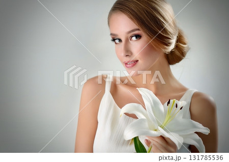 女性と百合 女性と百合 131785536