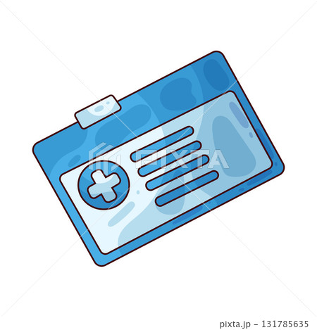 illustration of Medical Card illustration of Medical Card 131785635