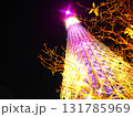 ライトアップされた東京スカイツリー 131785969