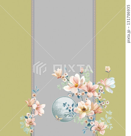 Assorted Handpainted Floral Cartoon And Vintage Patterned Decorative Paper Collection 131786935