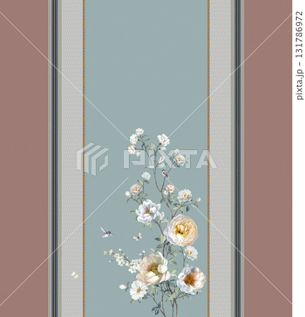 Assorted Handpainted Floral Cartoon And Vintage Patterned Decorative Paper Collection 131786972