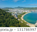 洲本市市街地の空撮 131786997