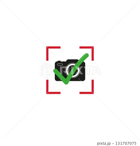photo video recording allowed, digital camera allowed, round vector icon. eps10 photo video recording allowed, digital camera allowed, round vector icon. eps10 131787075