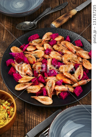 Grilled tasty shrimps, photography. Grilled tasty shrimps, photography. 131787205