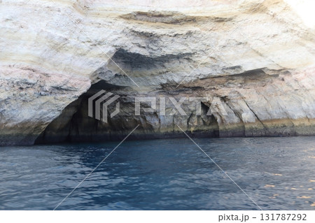Sea Cave Entrance on the Algarve Coast, Portugal Sea Cave Entrance on the Algarve Coast, Portugal 131787292