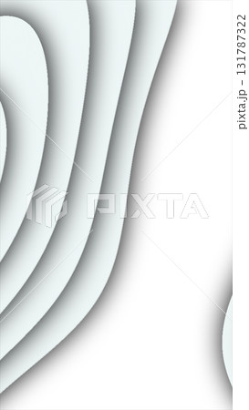 Minimalist layered white paper cut-out abstract design with soft shadows, creating a clean and modern 3D effect Minimalist layered white paper cut-out abstract design with soft shadows, creating a clean and modern 3D effect 131787322