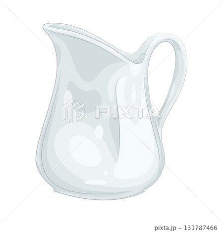 Illustration of milk pitcher  131787466