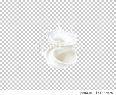 Healthy fresh milk on white background Healthy fresh milk on white background 131787620