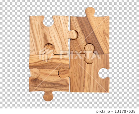 Wooden blocks with colorful letters spelling words on a white background. 131787639