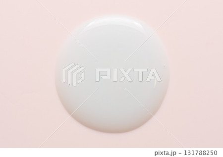 White cosmetic product. Face serum or cleanser gel or body moisturizing gel. 131788250