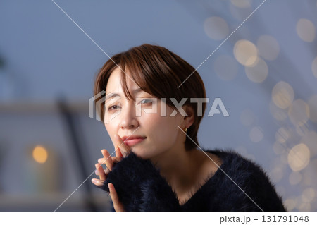 女性　ビューティー　冬 131791048