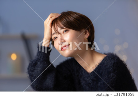 女性　ビューティー　冬 131791059