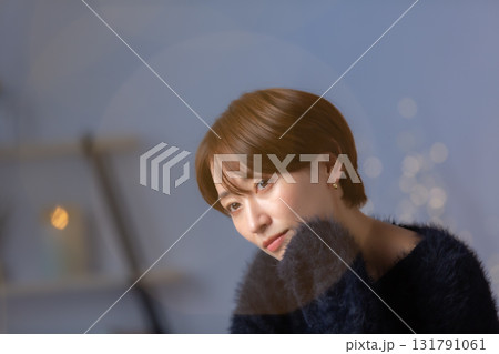 女性　ビューティー　冬 131791061