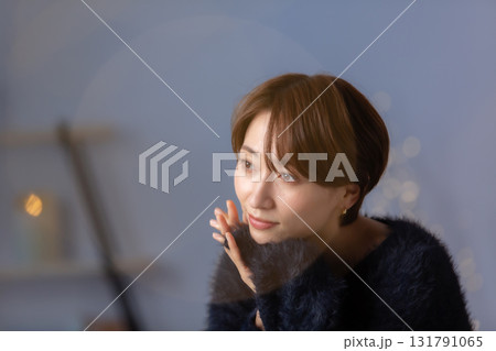 女性　ビューティー　冬 131791065