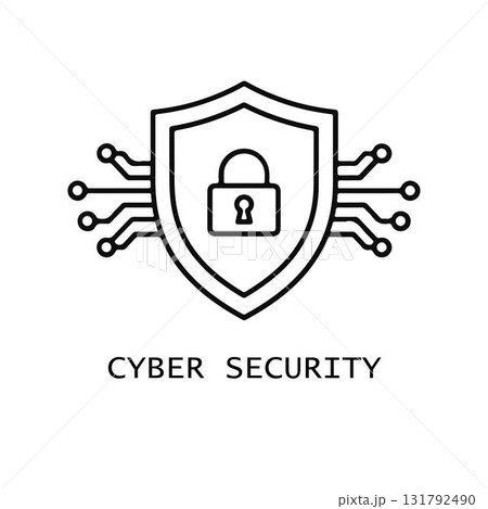 Digital Security Protection. Network Security Shield with Lock. Digital Security Protection. Network Security Shield with Lock. 131792490