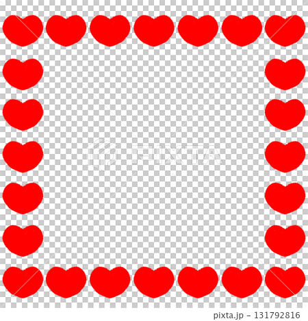 heart frame illustration heart frame illustration 131792816