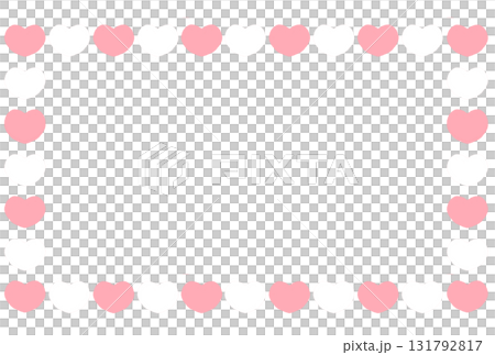 heart frame illustration heart frame illustration 131792817