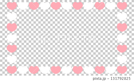 heart frame illustration heart frame illustration 131792825