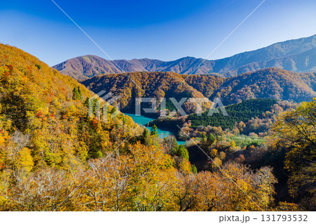 新潟県 苗場ドラゴンドラからの秋景色 新潟県 苗場ドラゴンドラからの秋景色 131793532