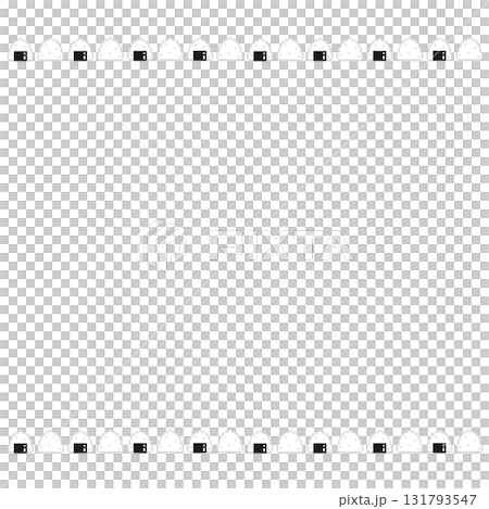 Onigiri pixel frame illustration 131793547