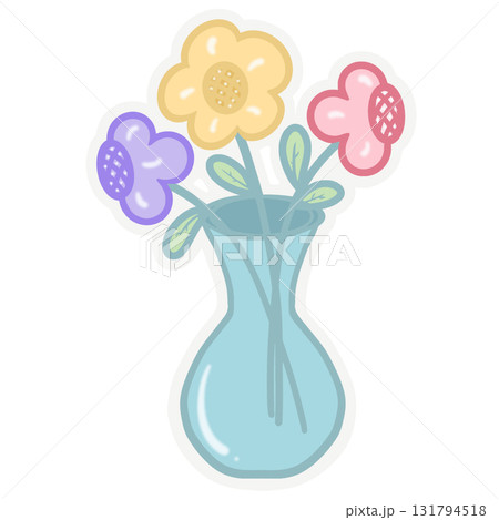 Party sticker collection set. Cute pastel colors. Can be used for card, invitation, border. Isolated illustration of birthday, elements like gift, cake, balloon, hand drawn cartoon illustration. Party sticker collection set. Cute pastel colors. Can be used for card, invitation, border. Isolated illustration of birthday, elements like gift, cake, balloon, hand drawn cartoon illustration. 131794518