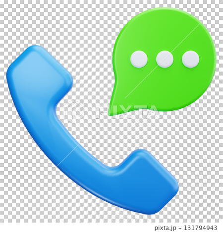 Phone With Chat Bubble Phone With Chat Bubble 131794943