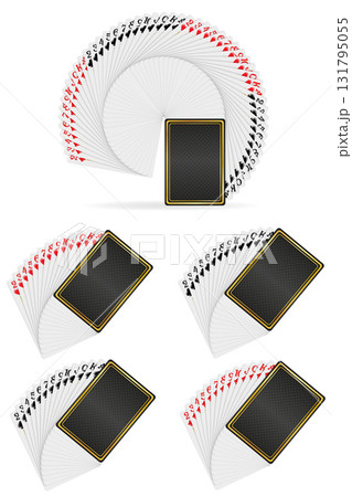 casino game cards for gambling cartoon stock vector illustration casino game cards for gambling cartoon stock vector illustration 131795055