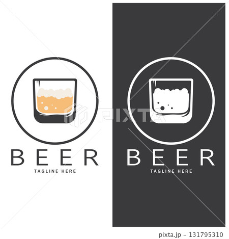 Beer logo template with vintage craft wheat.For badge, emblem,malt,beer company,bar,alcoholic drink Beer logo template with vintage craft wheat.For badge, emblem,malt,beer company,bar,alcoholic drink 131795310