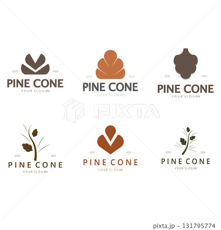 abstract simple pinecone logo design,for business,badge,emblem,pine plantation,pine wood industry,yoga,spa,vector abstract simple pinecone logo design,for business,badge,emblem,pine plantation,pine wood industry,yoga,spa,vector 131795774