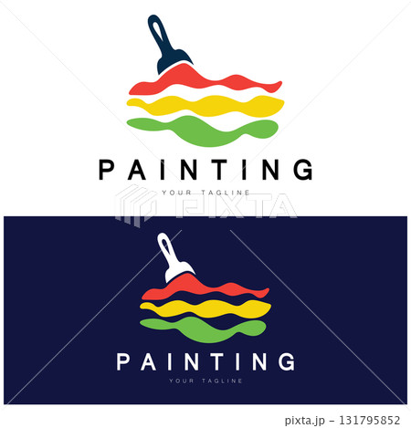 Paint Logo Template vector icon 131795852