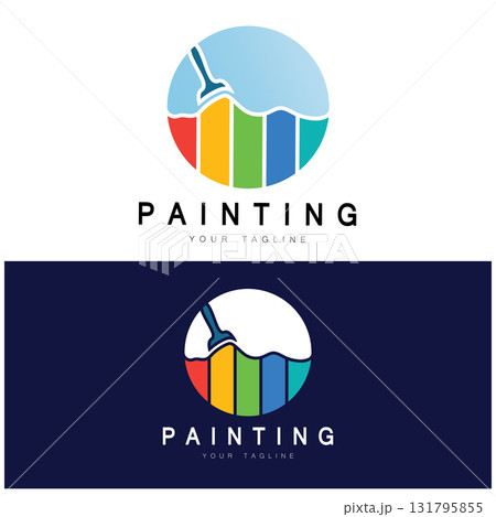 Paint Logo Template vector icon Paint Logo Template vector icon 131795855