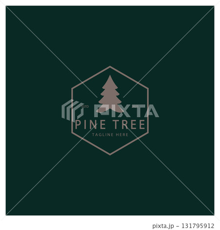 simple pine or fir tree logo,evergreen.for pine forest,adventurers,camping,nature,badges and business.vector simple pine or fir tree logo,evergreen.for pine forest,adventurers,camping,nature,badges and business.vector 131795912
