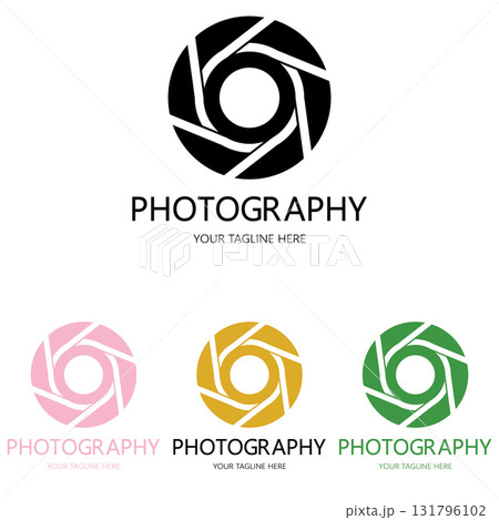 photography camera logo icon vector design template isolated on black background photography camera logo icon vector design template isolated on black background 131796102