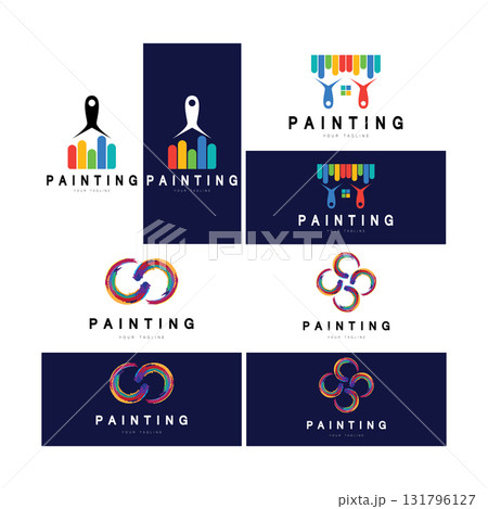 Paint Logo Template vector icon 131796127