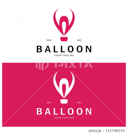 simple balloon logo, for kids event, toy shop, birthday, holiday vector simple balloon logo, for kids event, toy shop, birthday, holiday vector 131796143