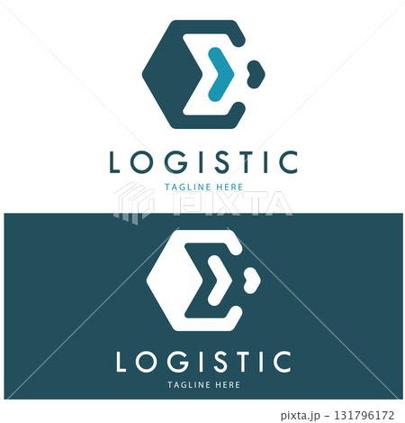 logistics logo icon illustration vector design  distribution symbol  delivery of goods  economy  finance 131796172