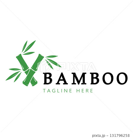 Bamboo Logo Template vector icon illustration design 131796258