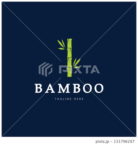 Bamboo Logo Template vector icon illustration design 131796287