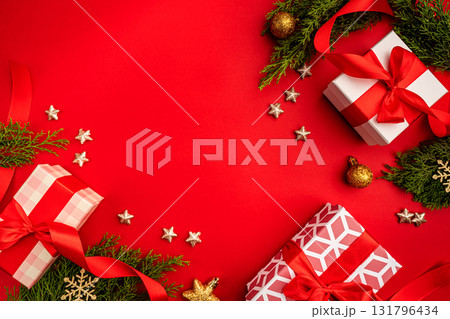 Christmas and Happy New background Christmas and Happy New background 131796434