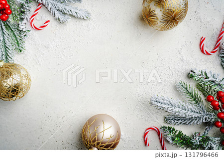Christmas and New Year background 131796466