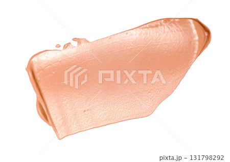 Liquid foundation cream texture swatch for beauty and cosmetic makeup product concept, transparent background Liquid foundation cream texture swatch for beauty and cosmetic makeup product concept, transparent background 131798292