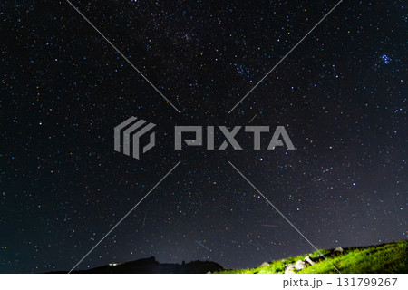 白馬岳と星々02 白馬岳と星々02 131799267