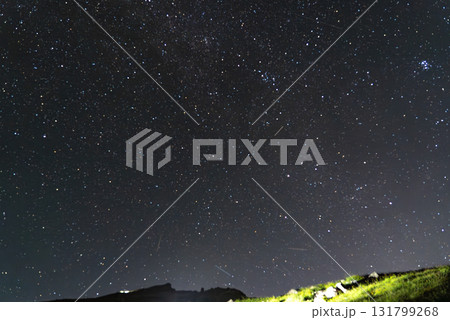 白馬岳と星々01 131799268